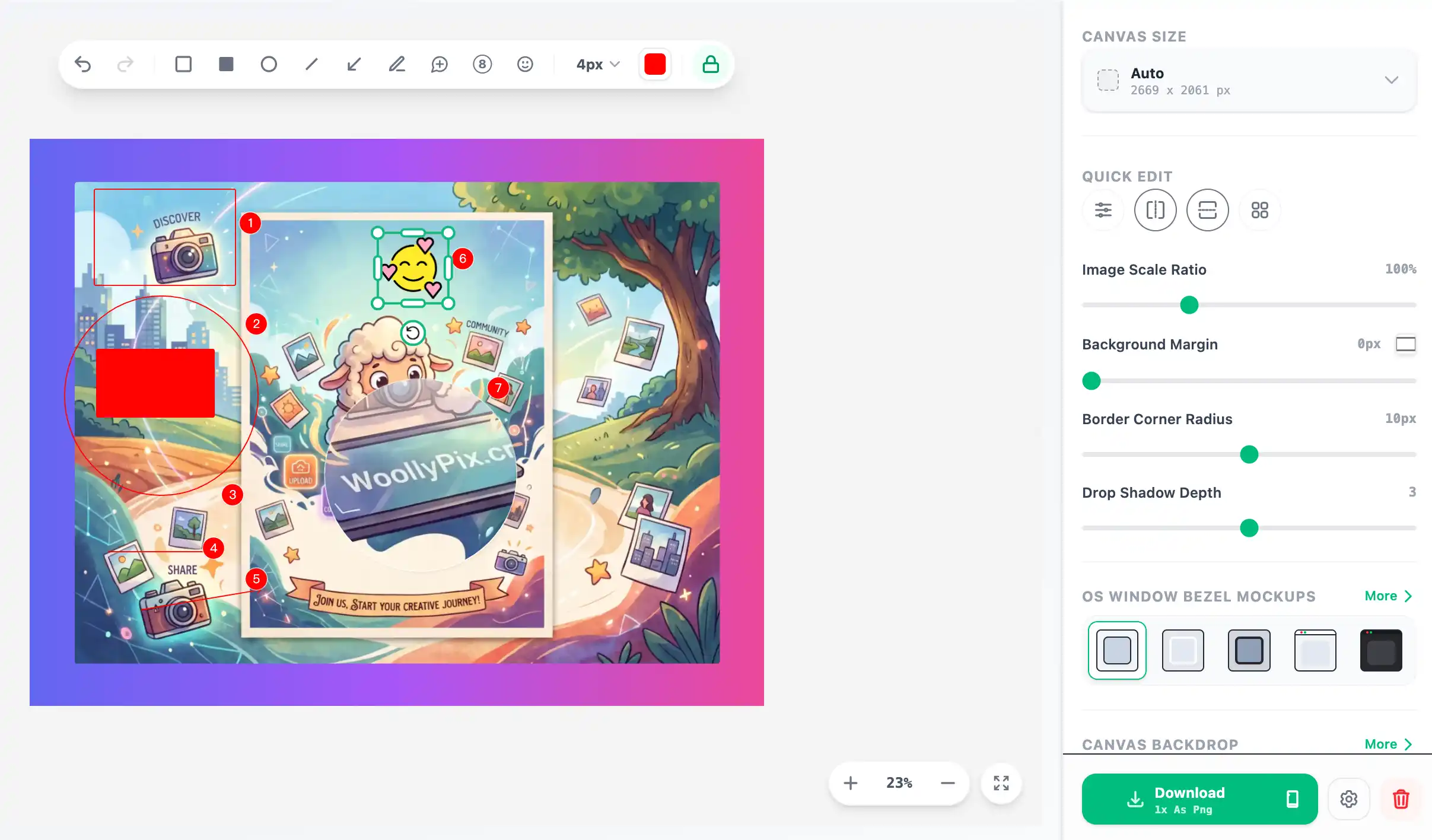 Screenshot Beautifier Layout Showcase